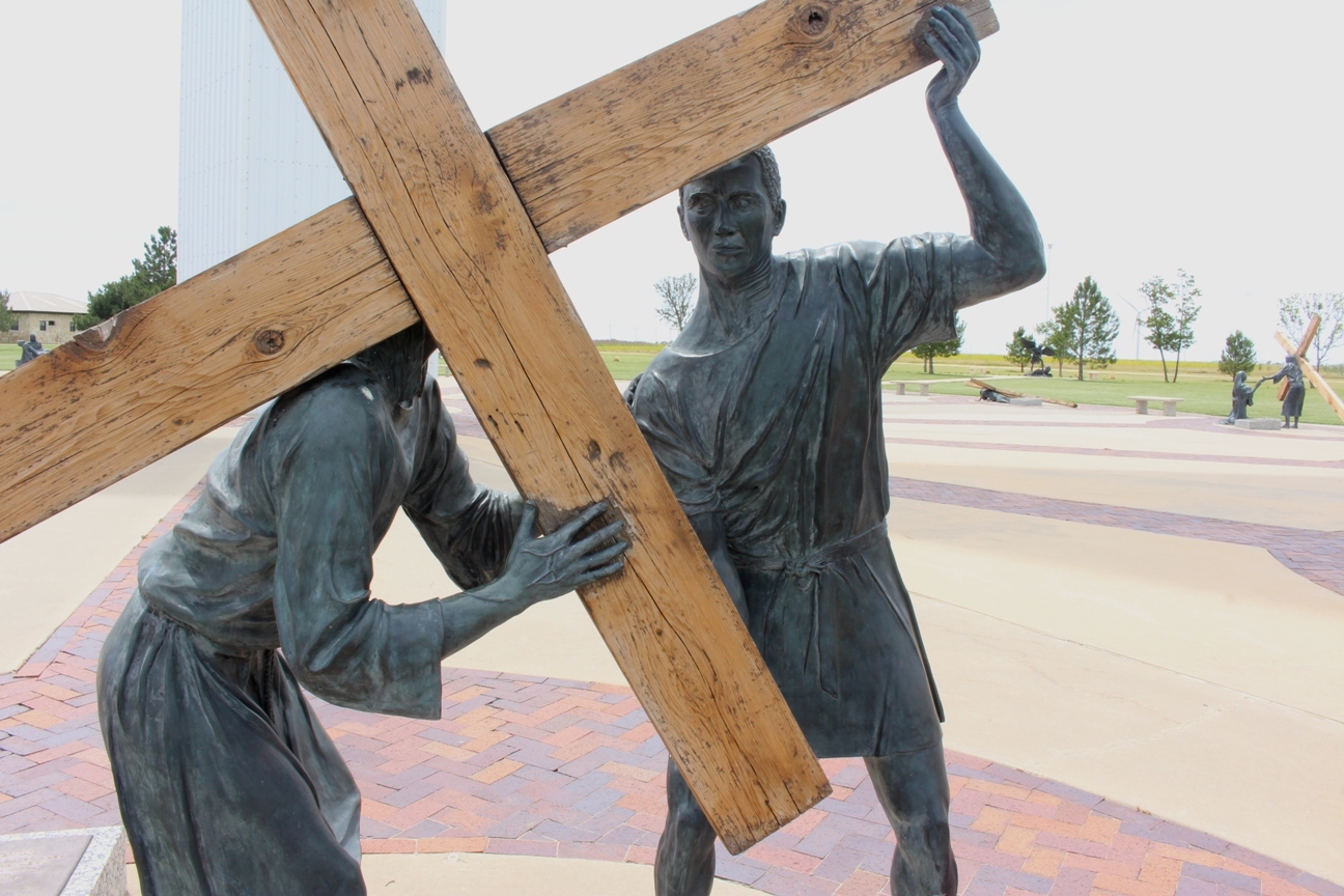 Station 5 at the Cross of Our Lord Jesus Christ in Groom, Texas.